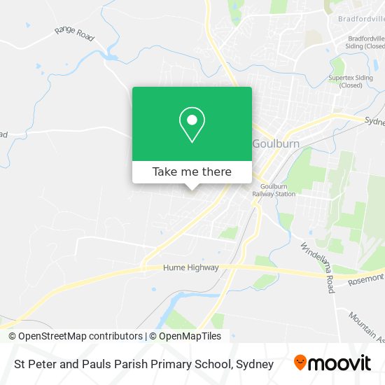 Mapa St Peter and Pauls Parish Primary School