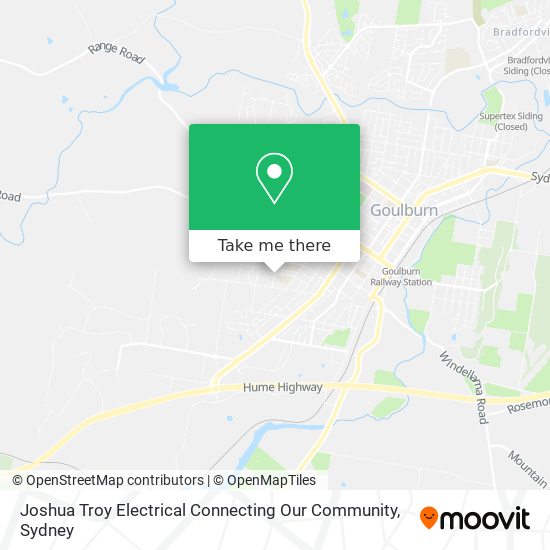 Joshua Troy Electrical Connecting Our Community map