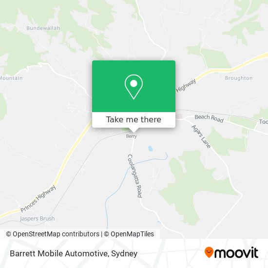 Barrett Mobile Automotive map