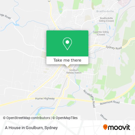 A House in Goulburn map