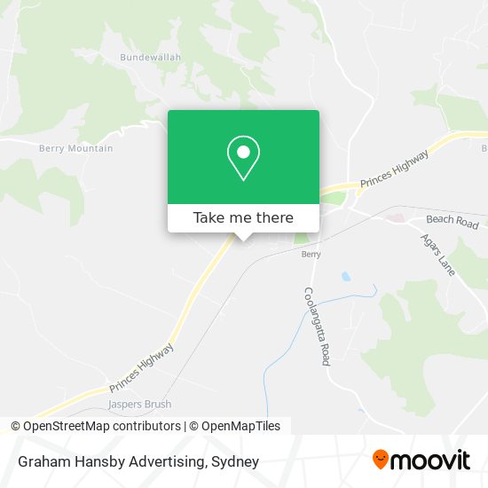 Graham Hansby Advertising map