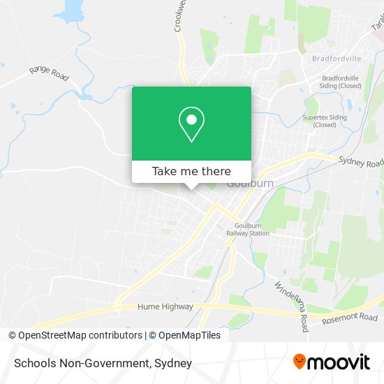 Mapa Schools Non-Government