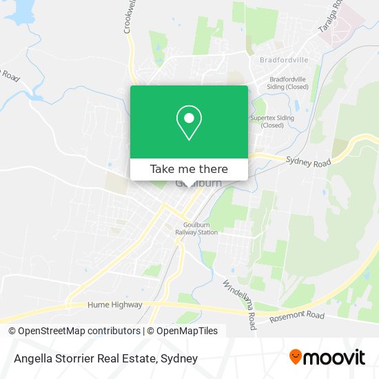 Angella Storrier Real Estate map