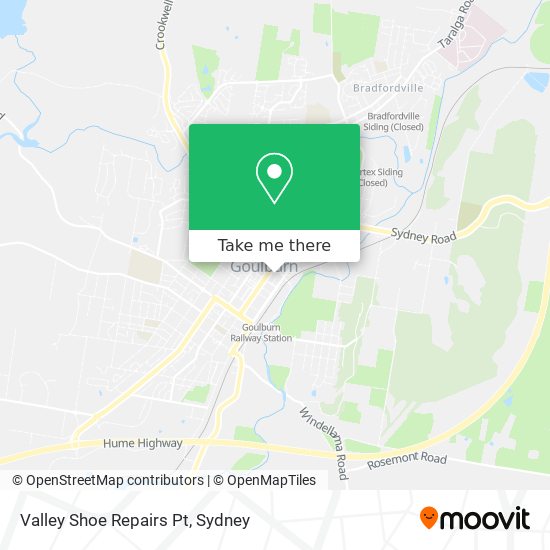 Valley Shoe Repairs Pt map