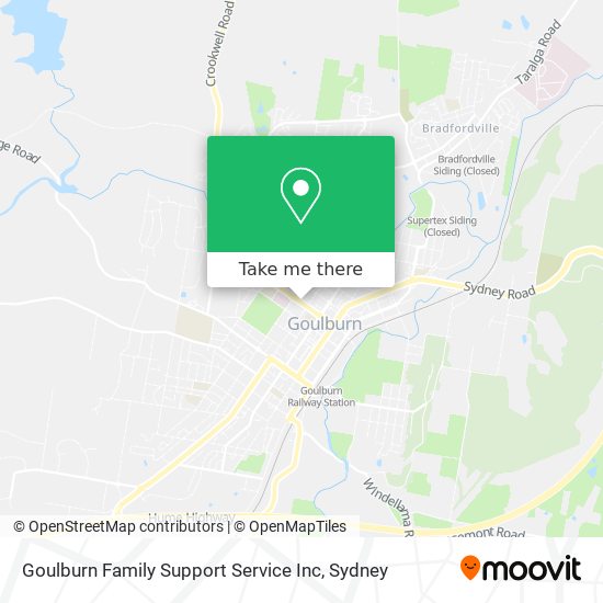 Goulburn Family Support Service Inc map