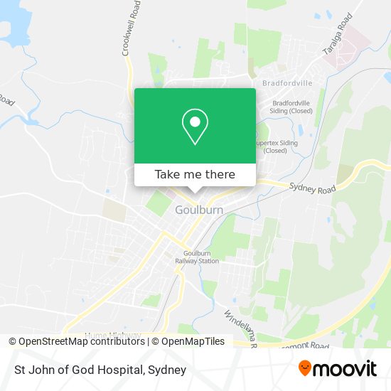 St John of God Hospital map