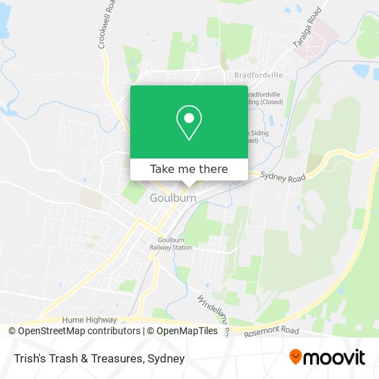 Trish's Trash & Treasures map