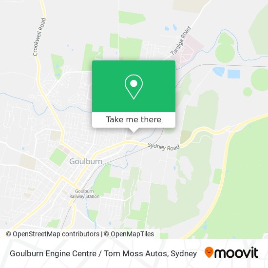 Goulburn Engine Centre / Tom Moss Autos map