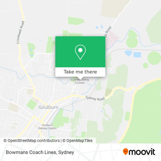 Bowmans Coach Lines map