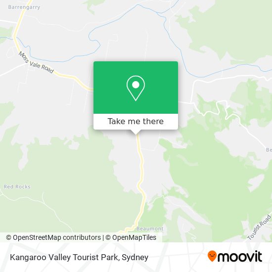 Kangaroo Valley Tourist Park map