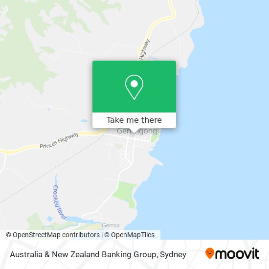 Australia & New Zealand Banking Group map