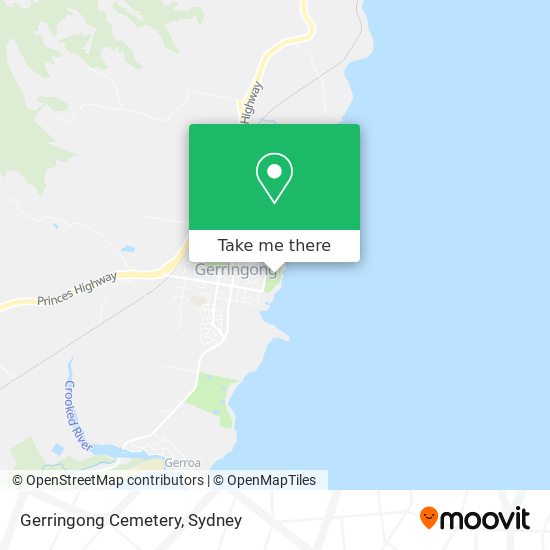 Gerringong Cemetery map