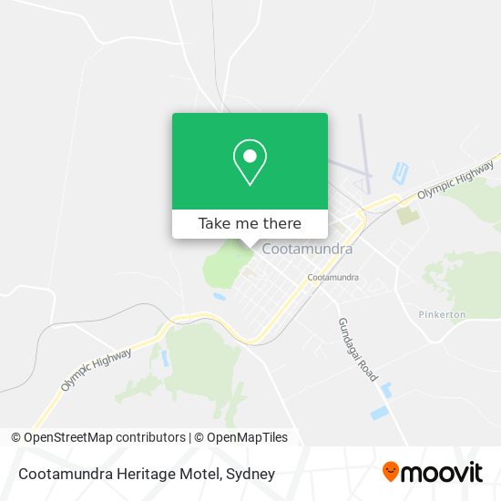 Cootamundra Heritage Motel map