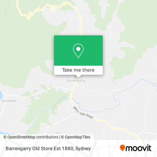 Barrengarry Old Store Est 1880 map