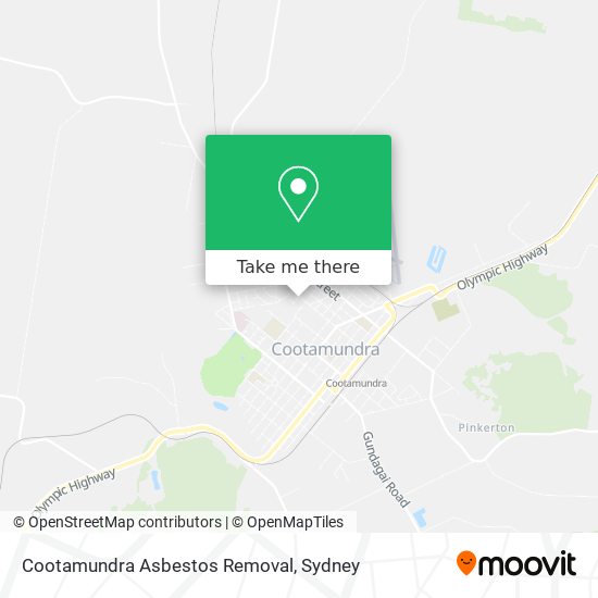 Cootamundra Asbestos Removal map