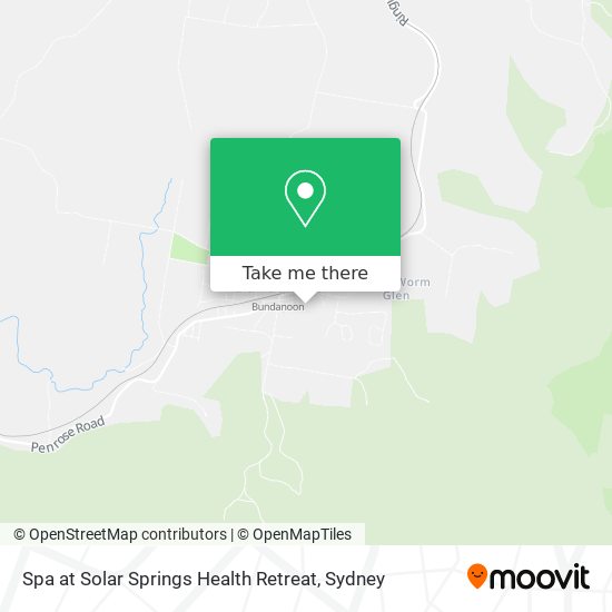 Spa at Solar Springs Health Retreat map