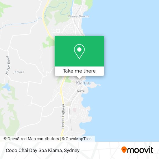 Coco Chai Day Spa Kiama map