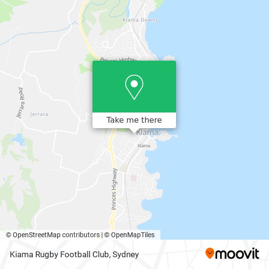 Kiama Rugby Football Club map