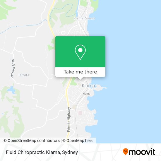 Mapa Fluid Chiropractic Kiama