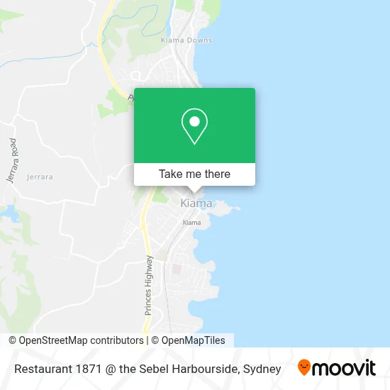 Restaurant 1871 @ the Sebel Harbourside map