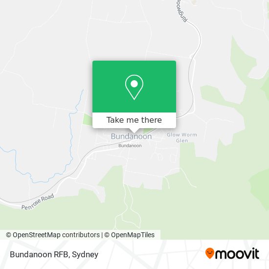 Bundanoon RFB map