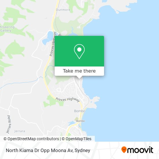 North Kiama Dr Opp Moona Av map