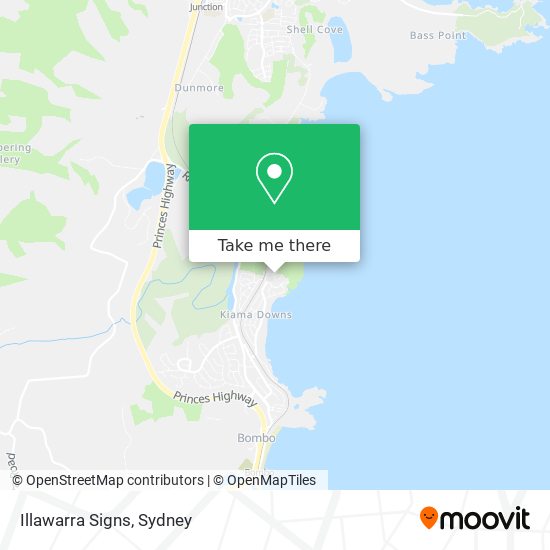 Illawarra Signs map