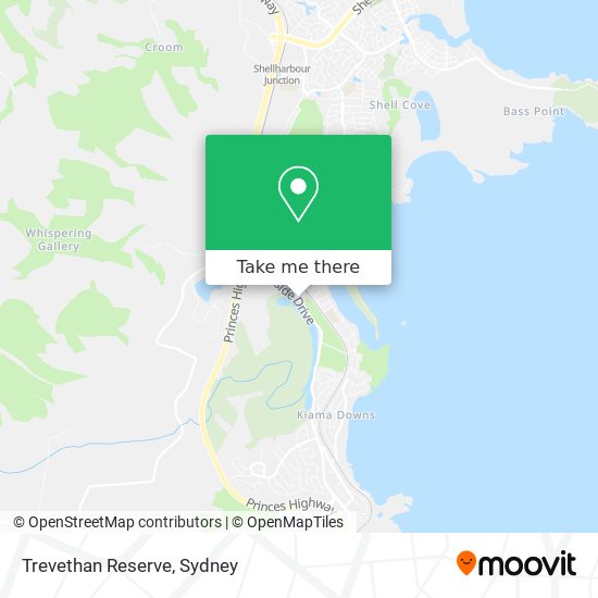 Mapa Trevethan Reserve