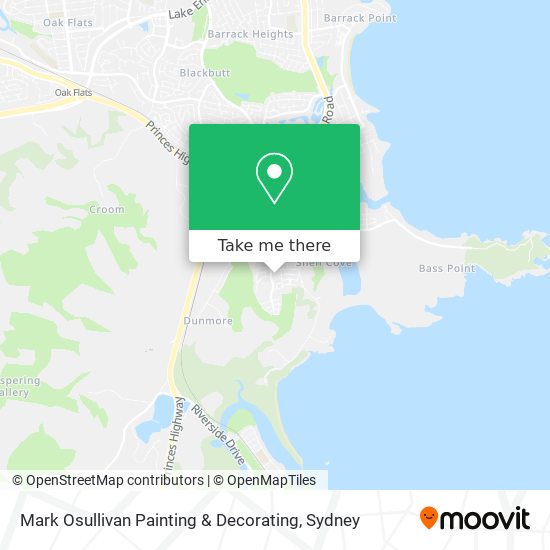 Mark Osullivan Painting & Decorating map