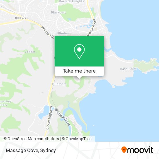 Massage Cove map