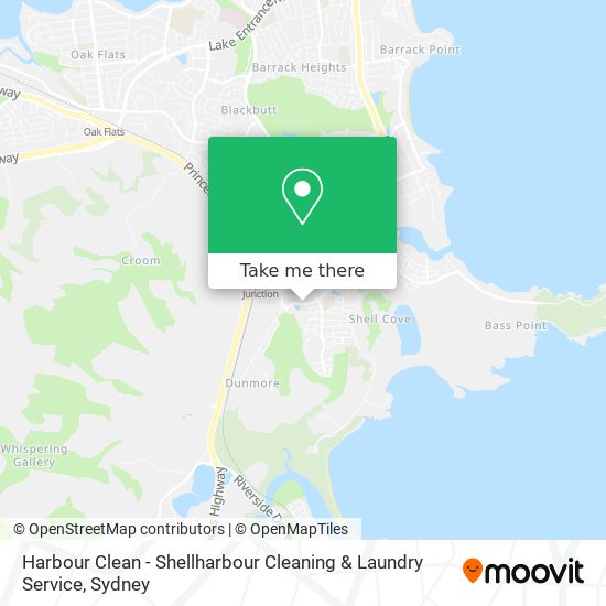 Harbour Clean - Shellharbour Cleaning & Laundry Service map