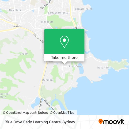 Mapa Blue Cove Early Learning Centre