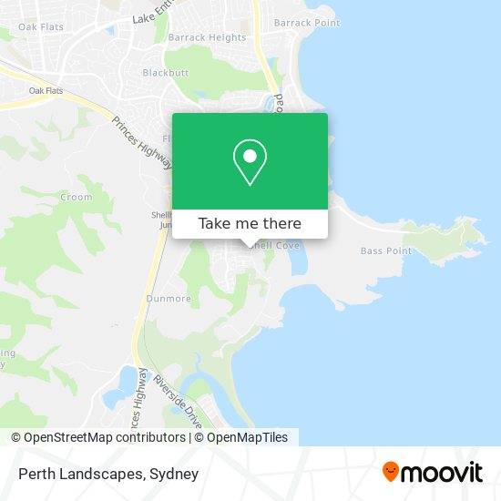 Perth Landscapes map