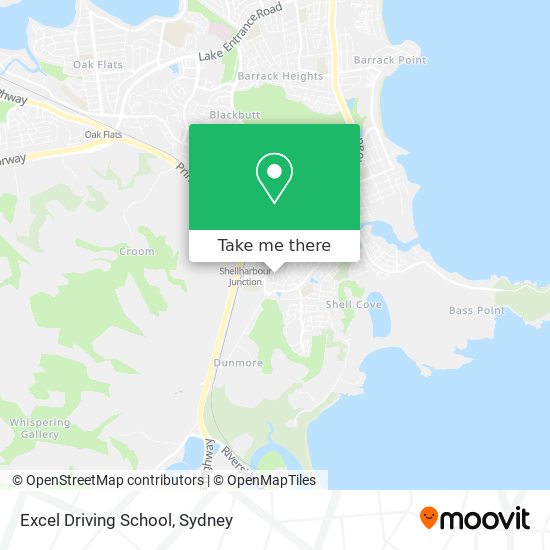 Excel Driving School map