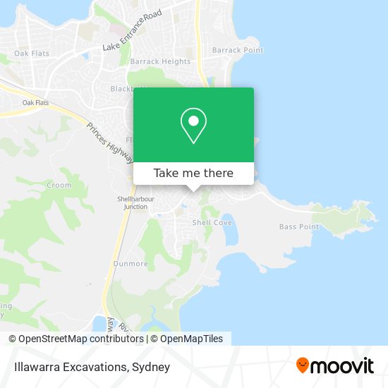 Illawarra Excavations map