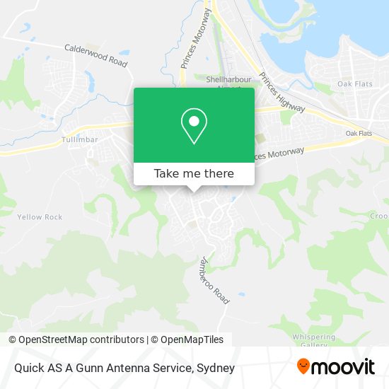 Mapa Quick AS A Gunn Antenna Service