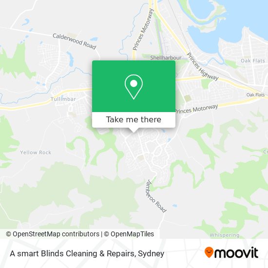 A smart Blinds Cleaning & Repairs map