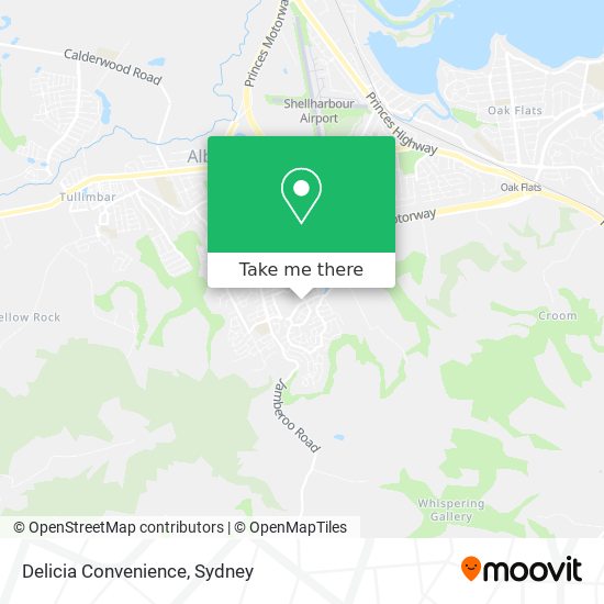 Delicia Convenience map