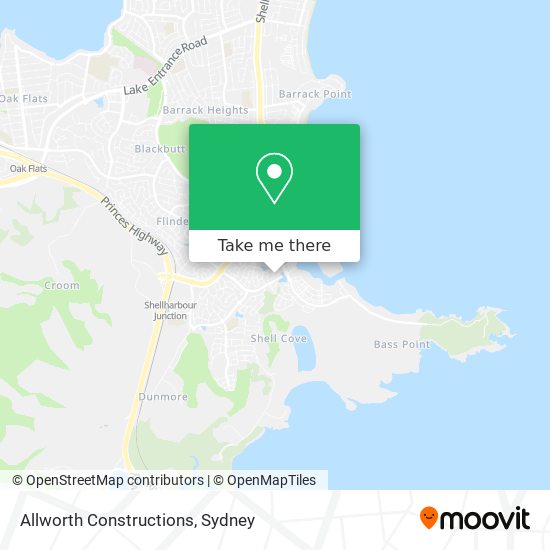 Mapa Allworth Constructions