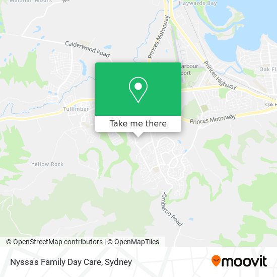 Nyssa's Family Day Care map