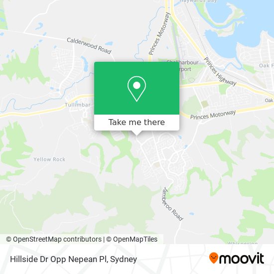 Hillside Dr Opp Nepean Pl map