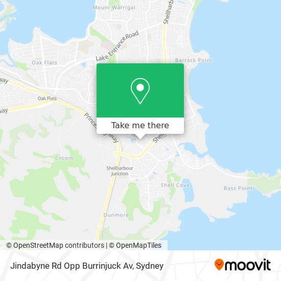 Mapa Jindabyne Rd Opp Burrinjuck Av