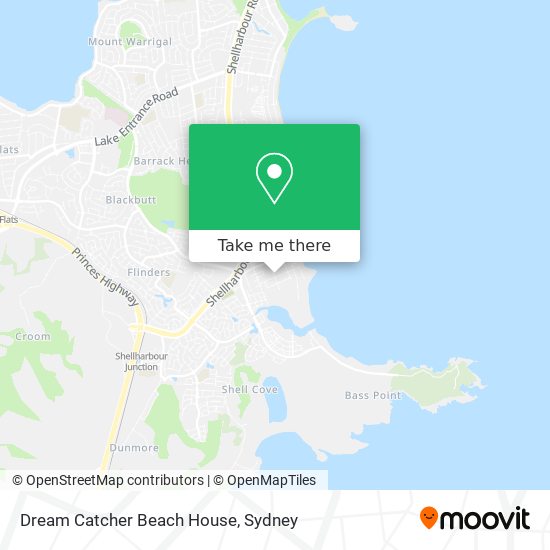 Dream Catcher Beach House map