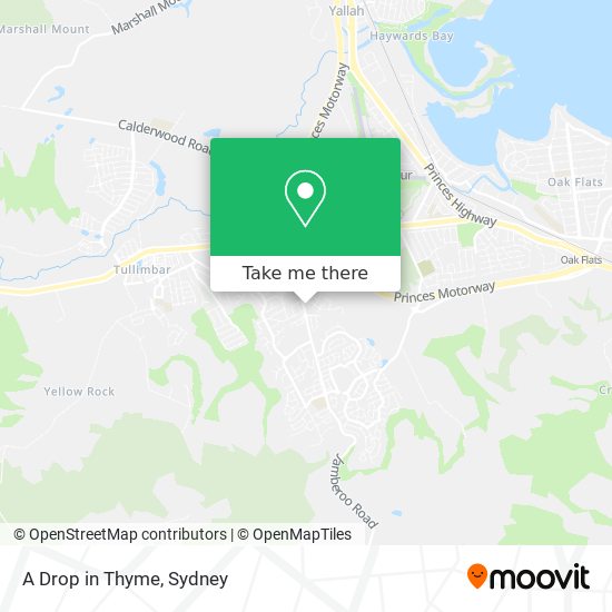 Mapa A Drop in Thyme