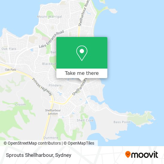 Sprouts Shellharbour map