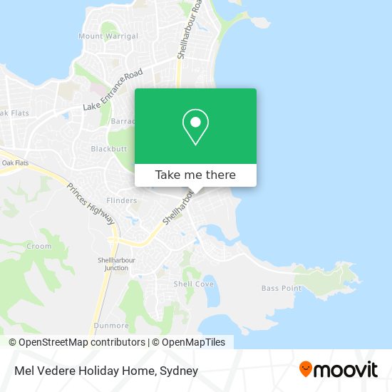 Mel Vedere Holiday Home map