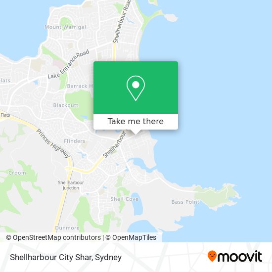 Shellharbour City Shar map
