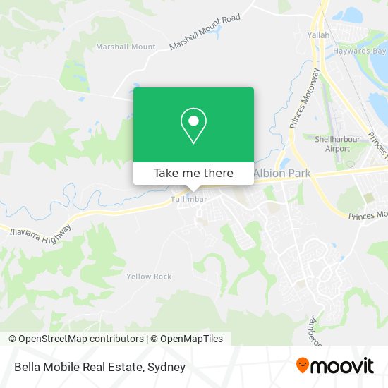 Bella Mobile Real Estate map