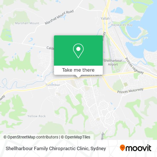 Mapa Shellharbour Family Chiropractic Clinic