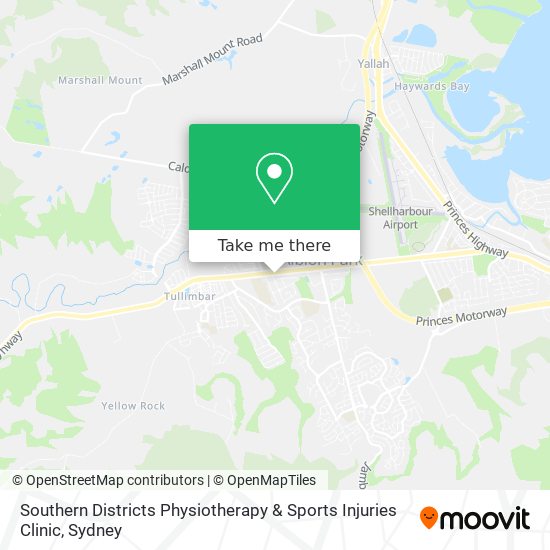 Southern Districts Physiotherapy & Sports Injuries Clinic map